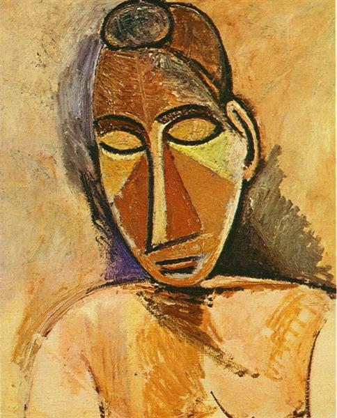 Pablo Picasso Classical Oil Painting Nude (Bust)